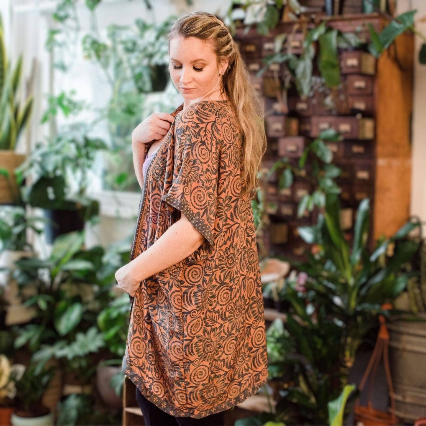 Marilyn Silk Saree Duster