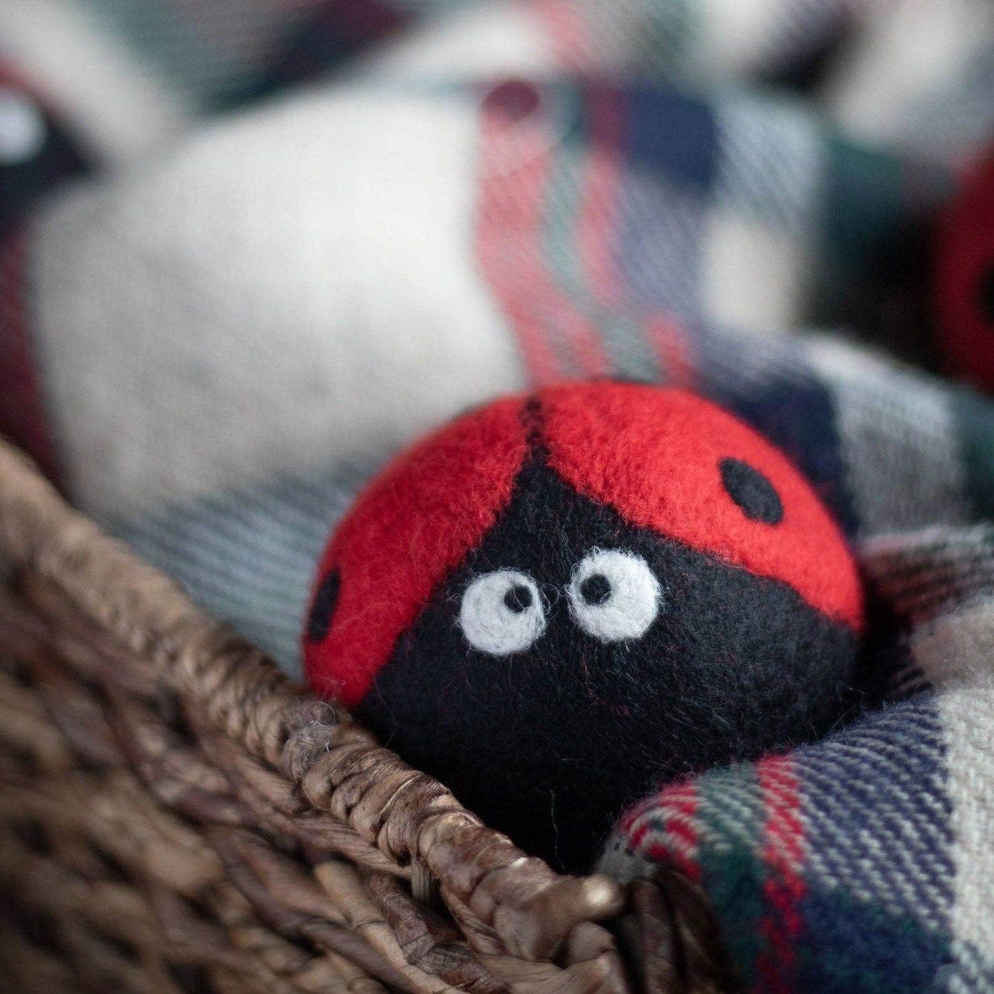Eco Wool Dryer Ball-Ladybug Trio