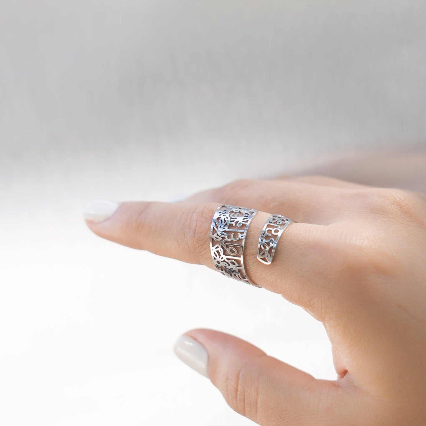 "I Am Brave" Wrapped Ring