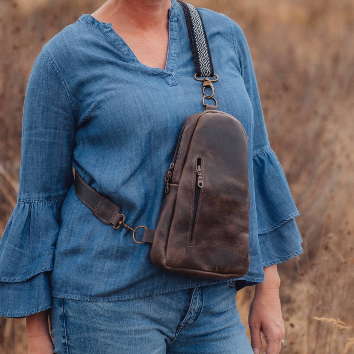 Leather Sling Bag