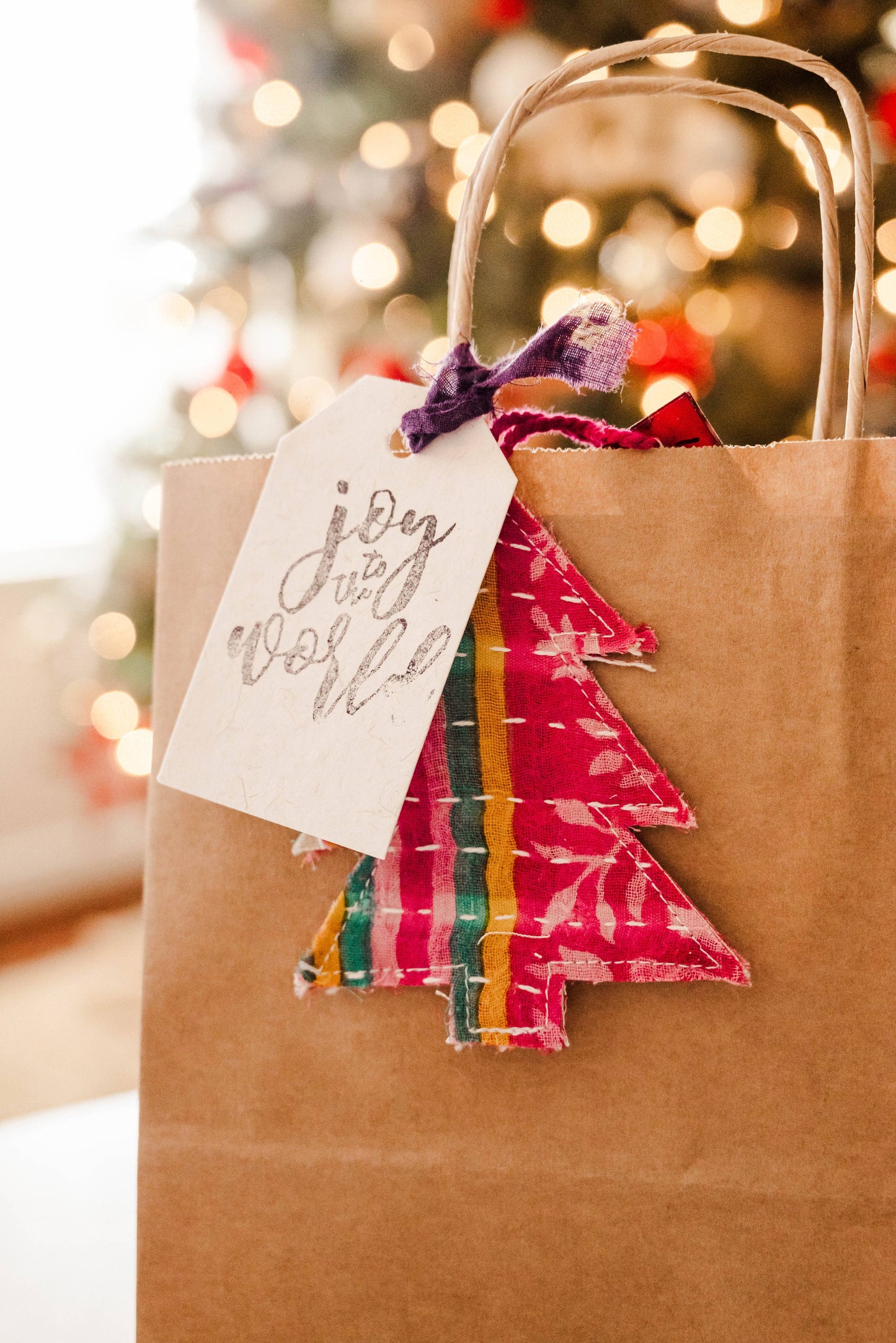 Kantha Christmas Tree Ornament