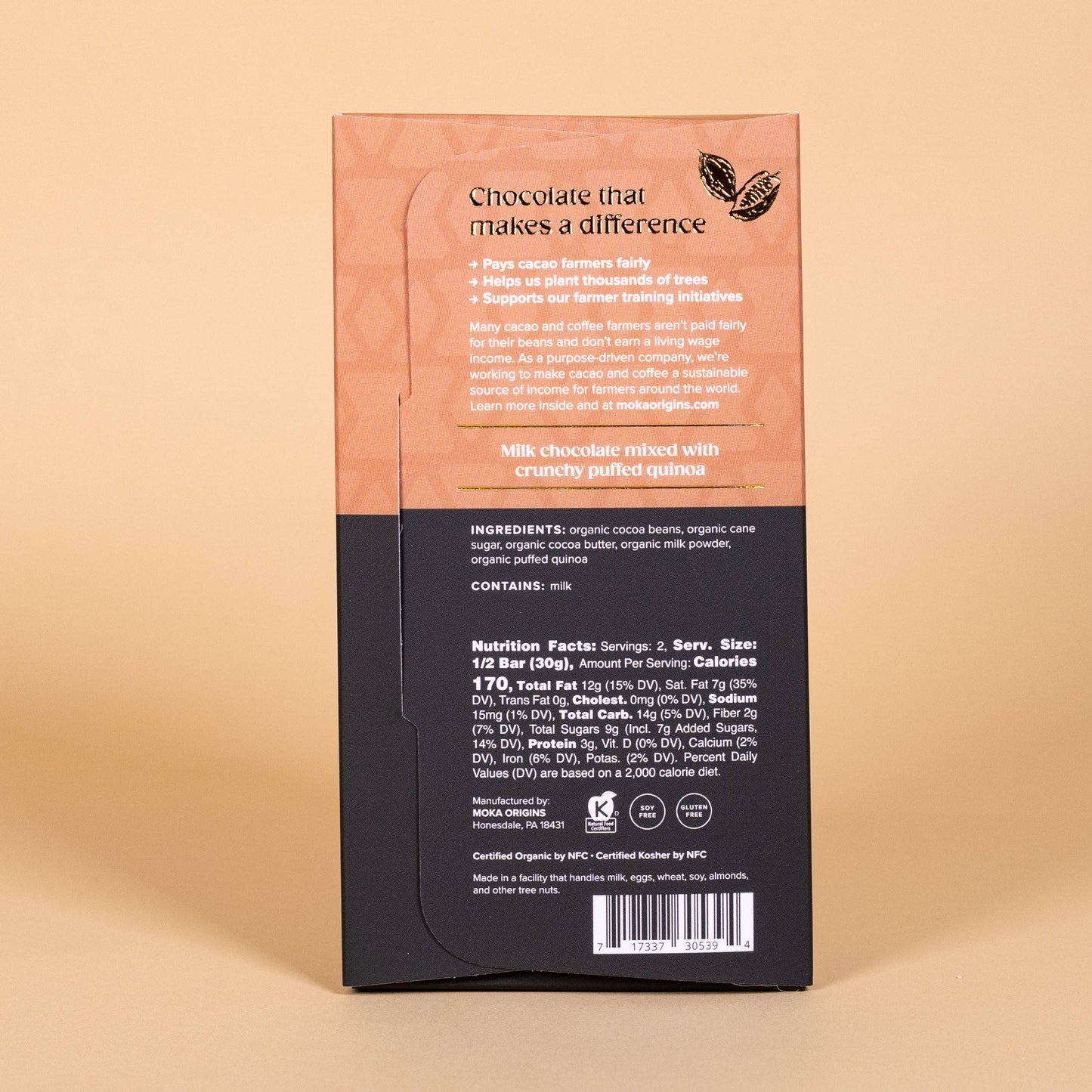 Chocolate-Quinoa Crunch Milk Chocolate