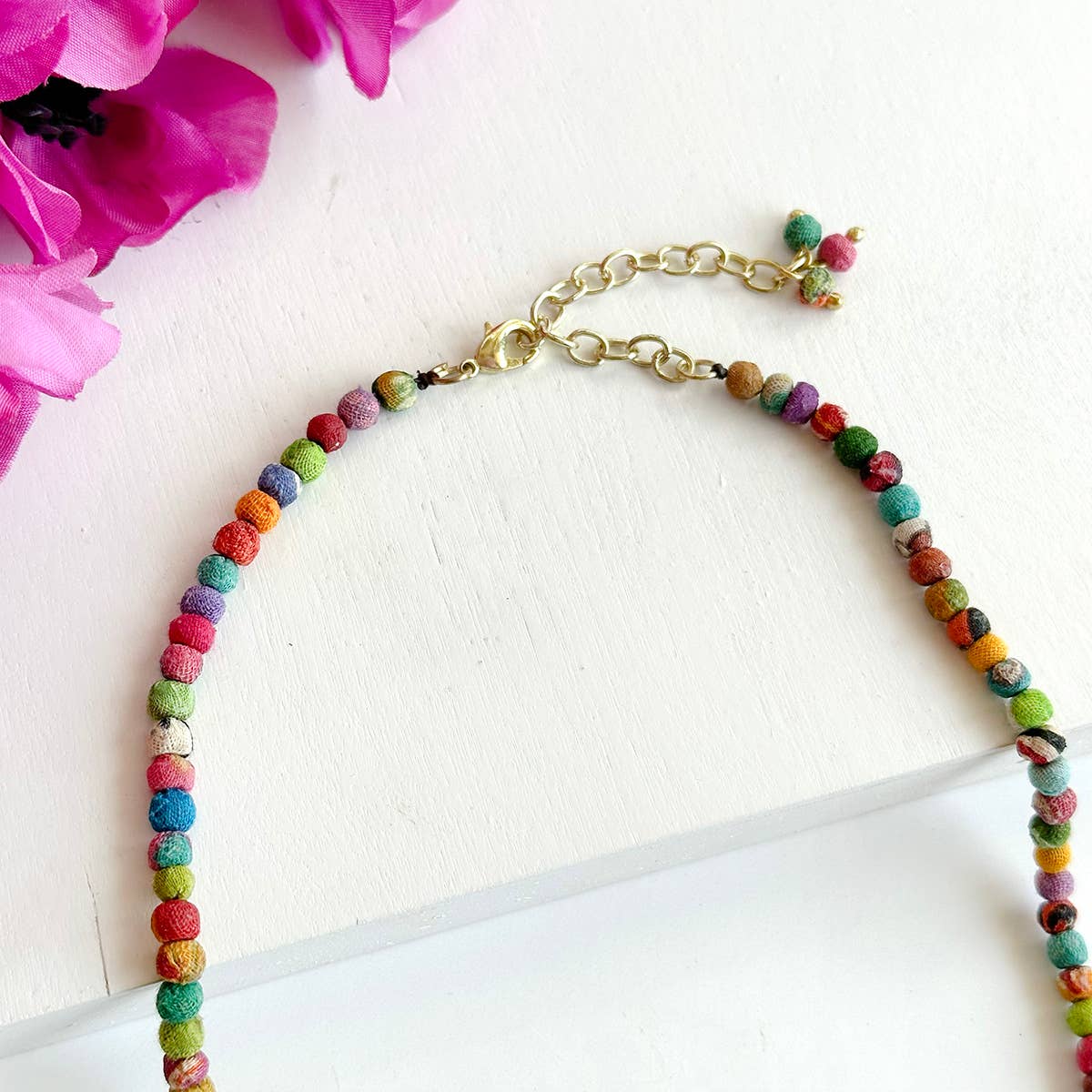 Saree Bead Necklace