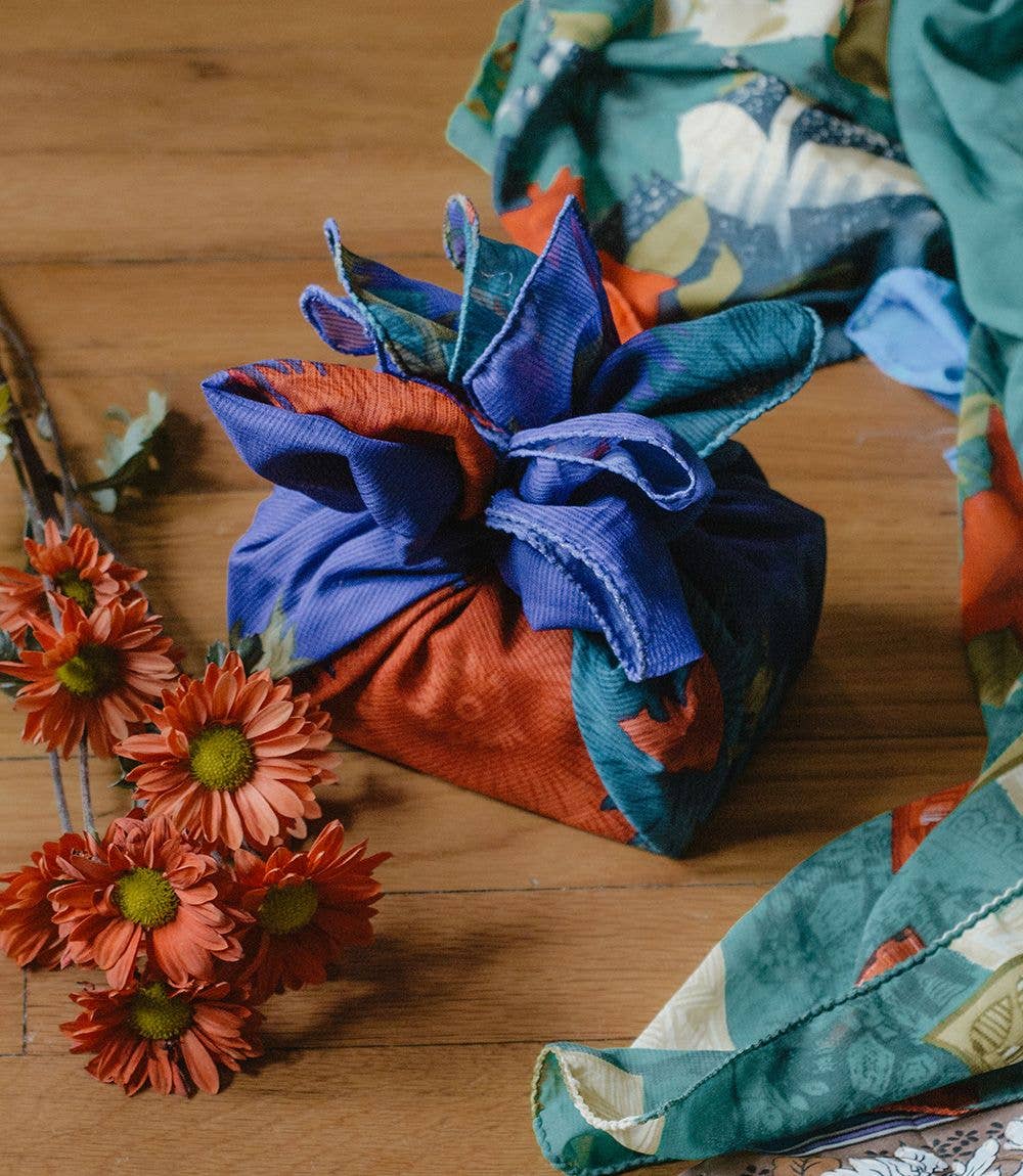 Saree Gift Wrap/Scarf – Assorted Upcycled Fabric