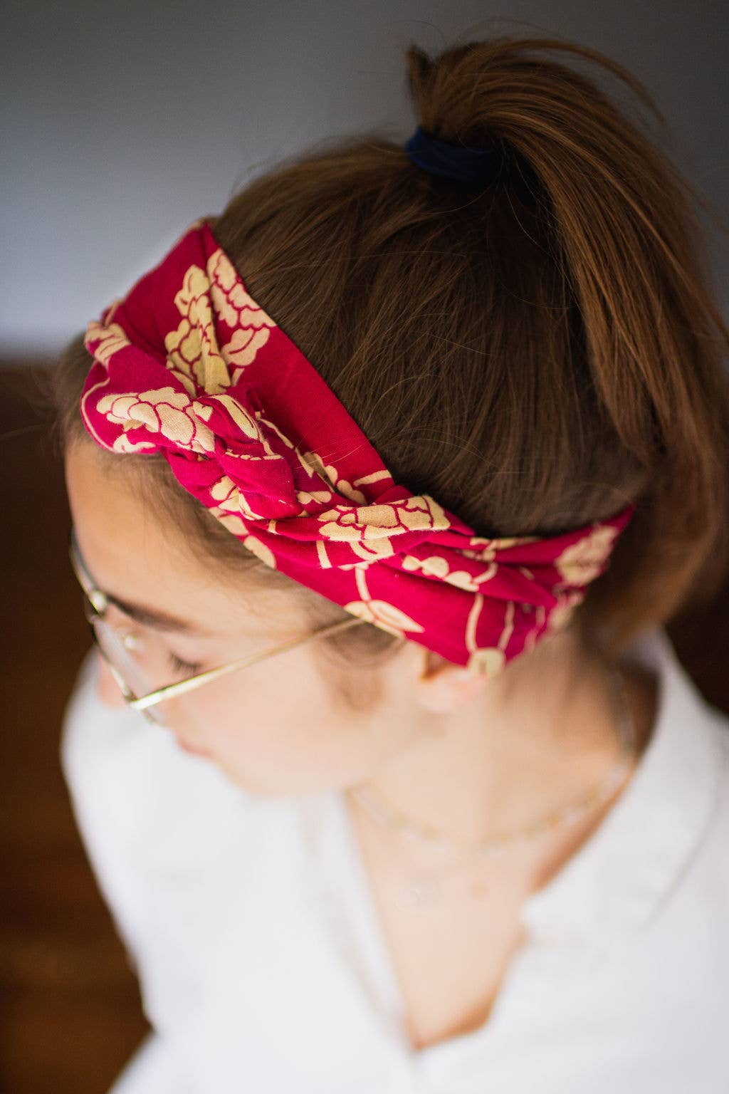 Simple Sari Hair Wrap