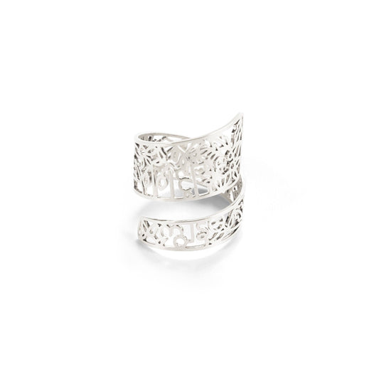 "I Am Brave" Wrapped Ring