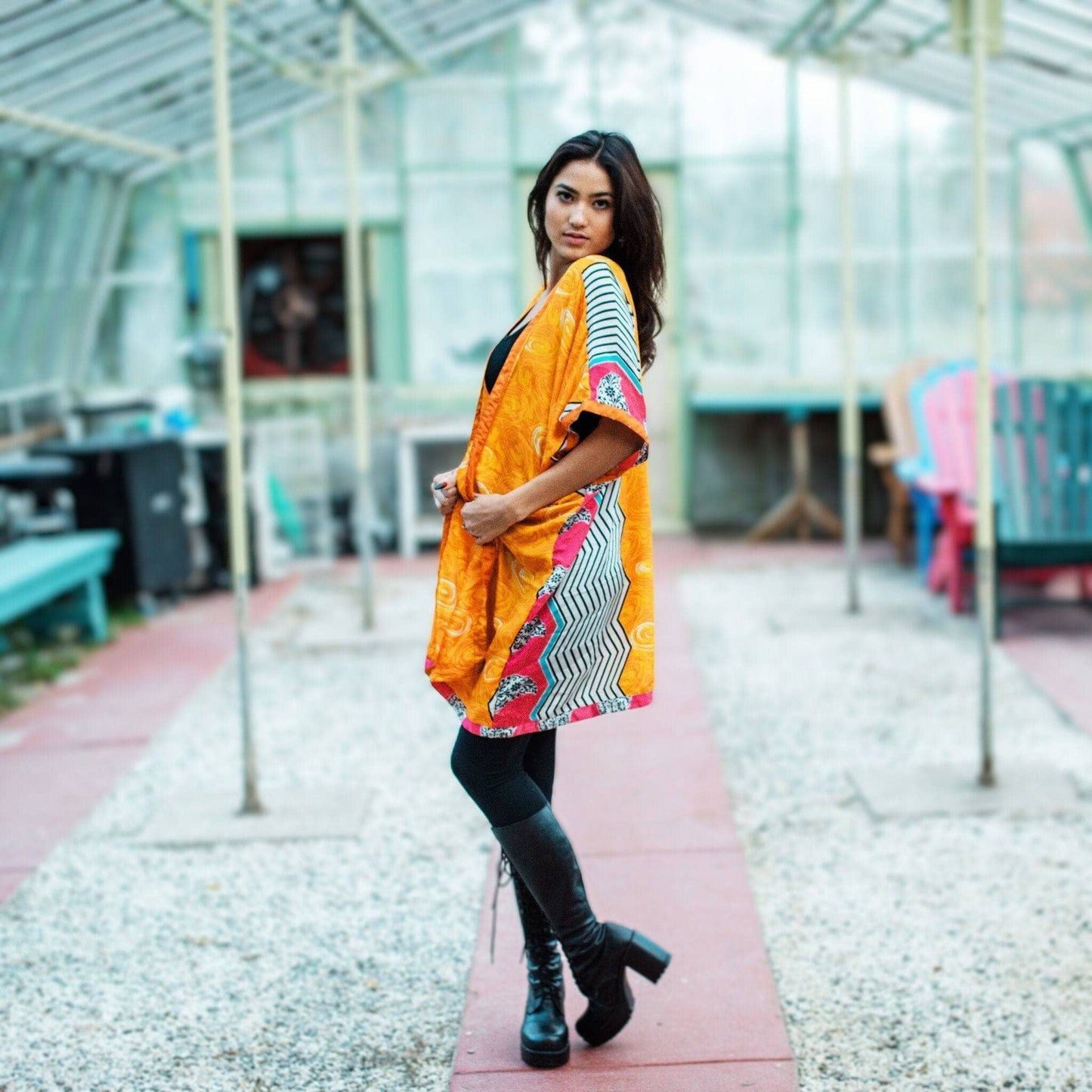 Marilyn Silk Saree Duster