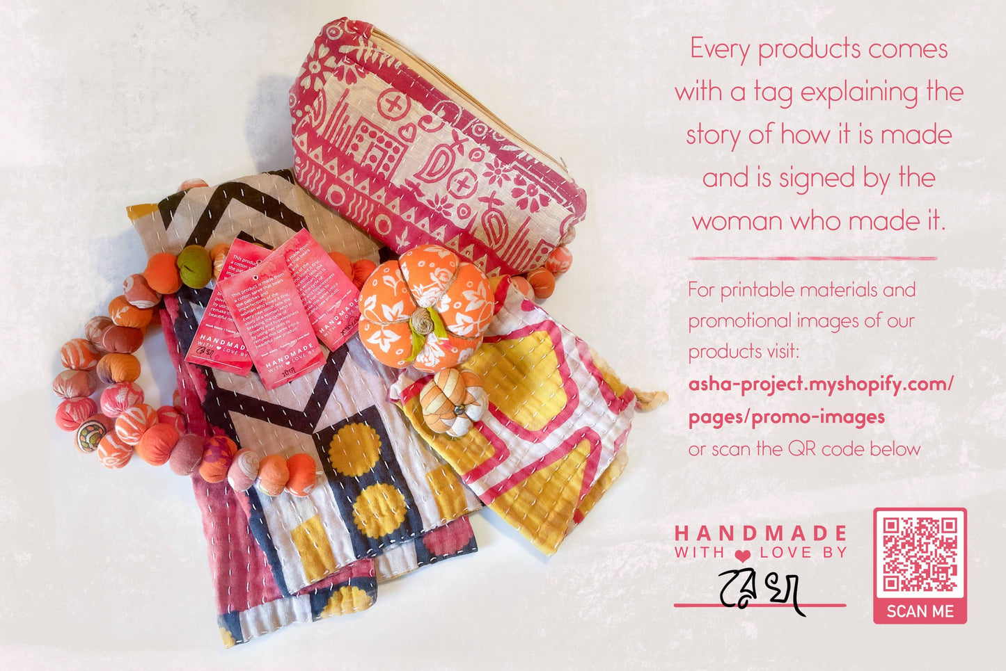 Kantha Cosmetic Bag-Extra Large