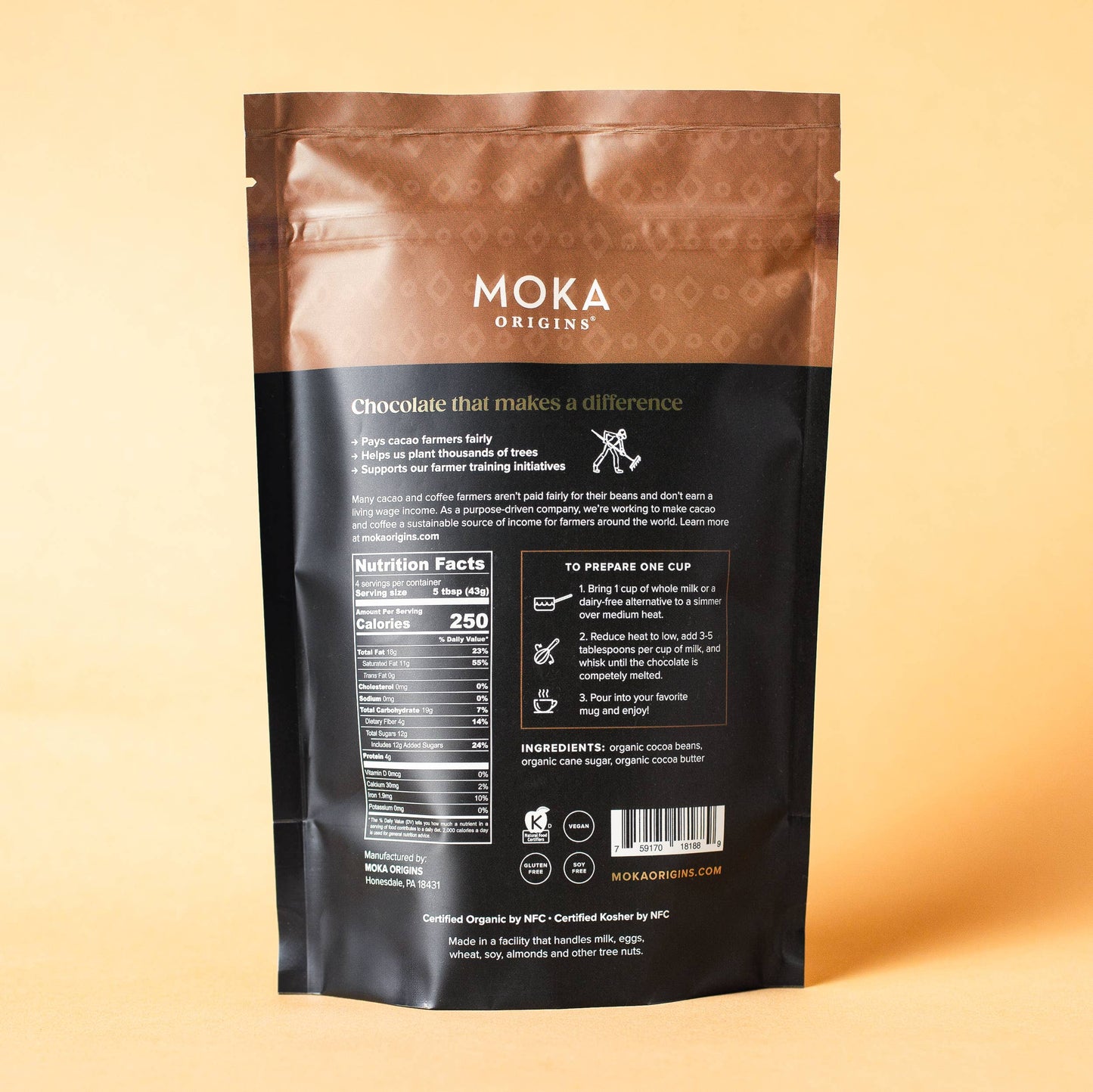 Pure Dark Drinking Chocolate