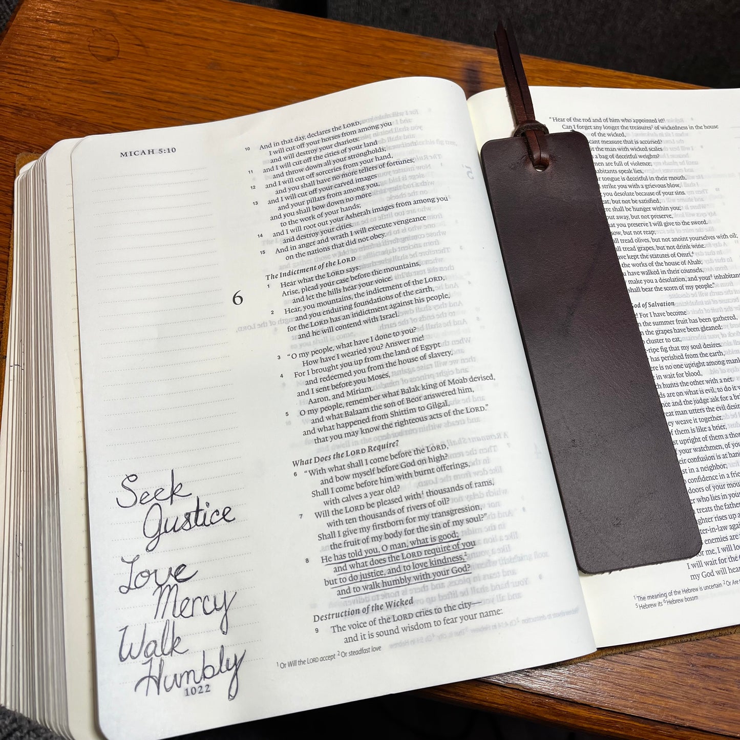 Walnut Bookmark