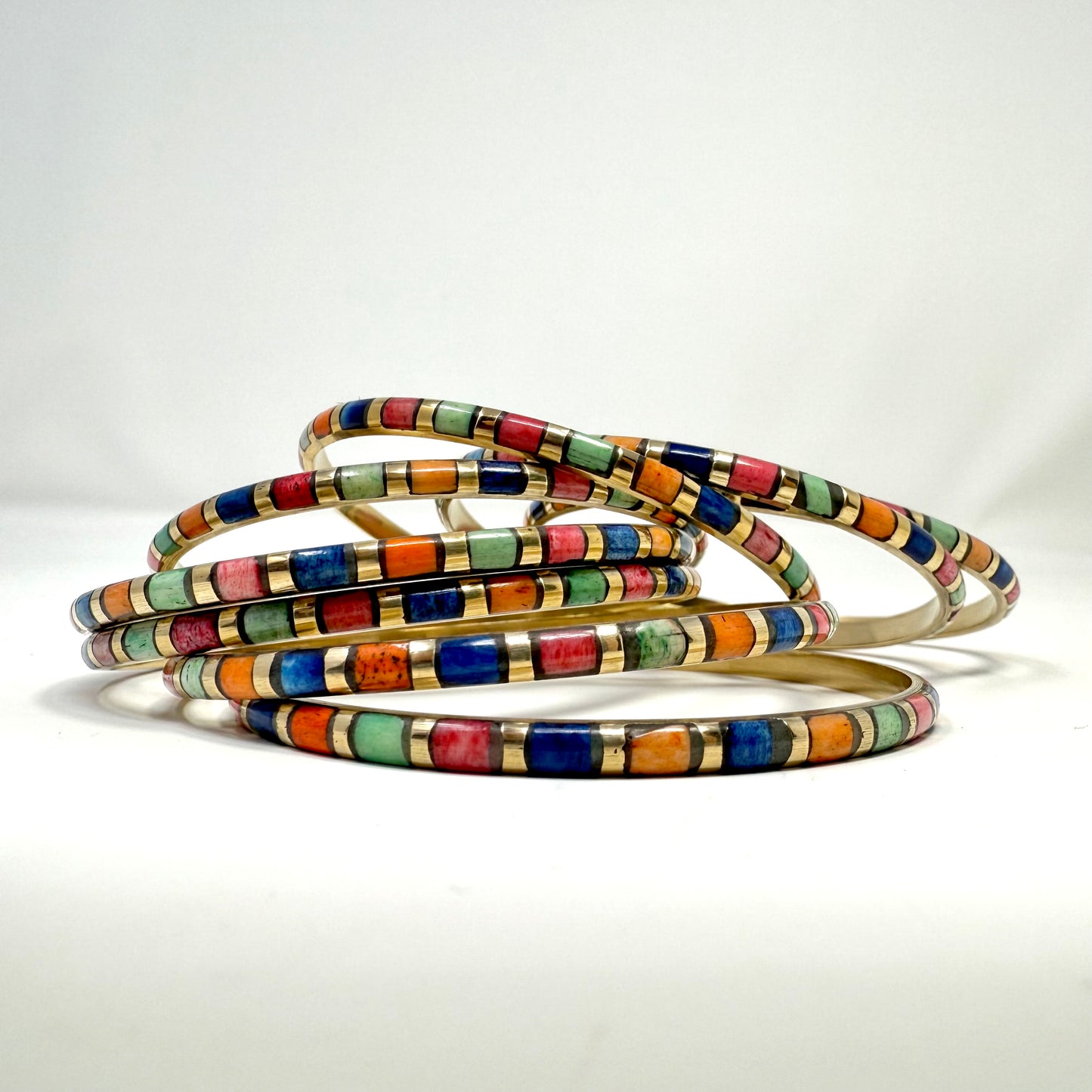 Brass & Bone Bangle