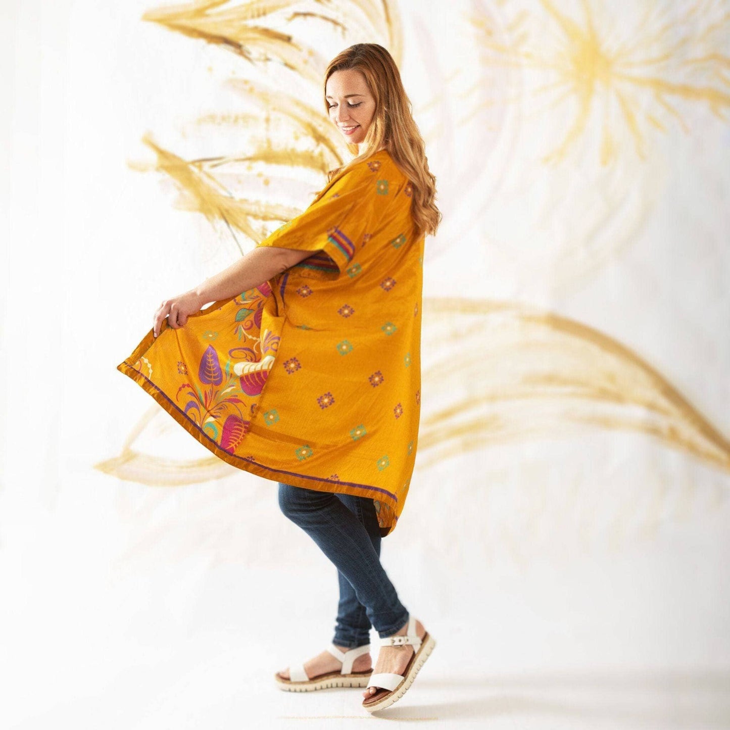 Marilyn Silk Saree Duster