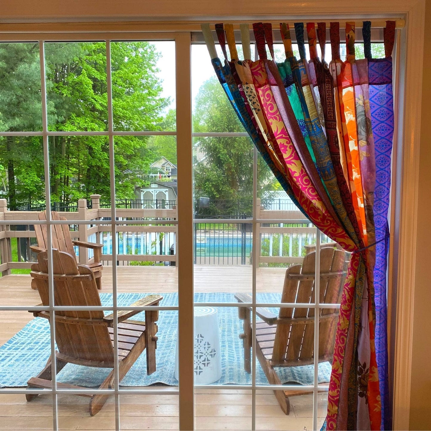 Recycled Sari Curtains: Long