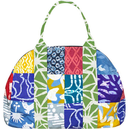 Batik Patchwork Weekend Bag