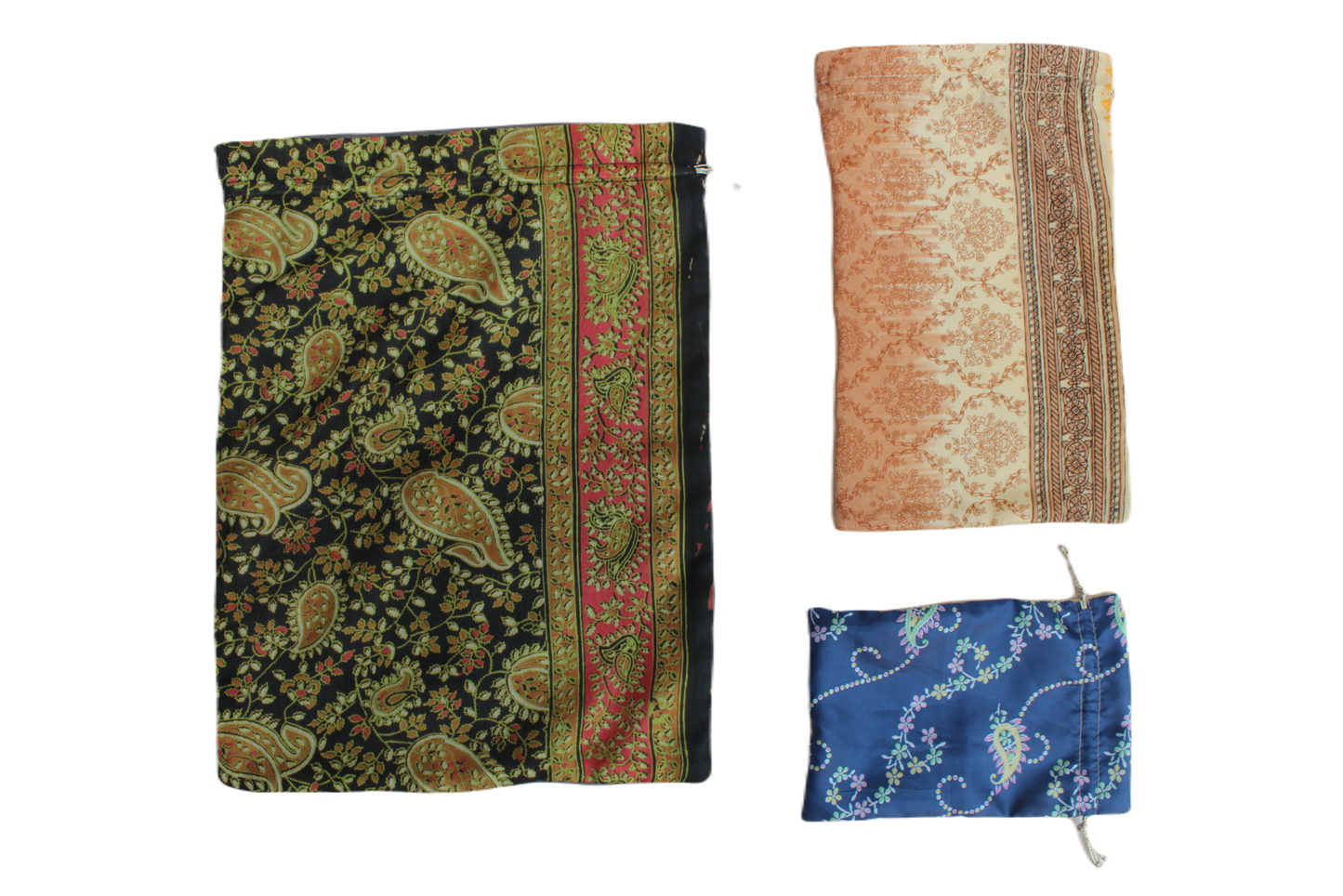 Upcycled Sari Gift Bags (Set of 4 Medium)