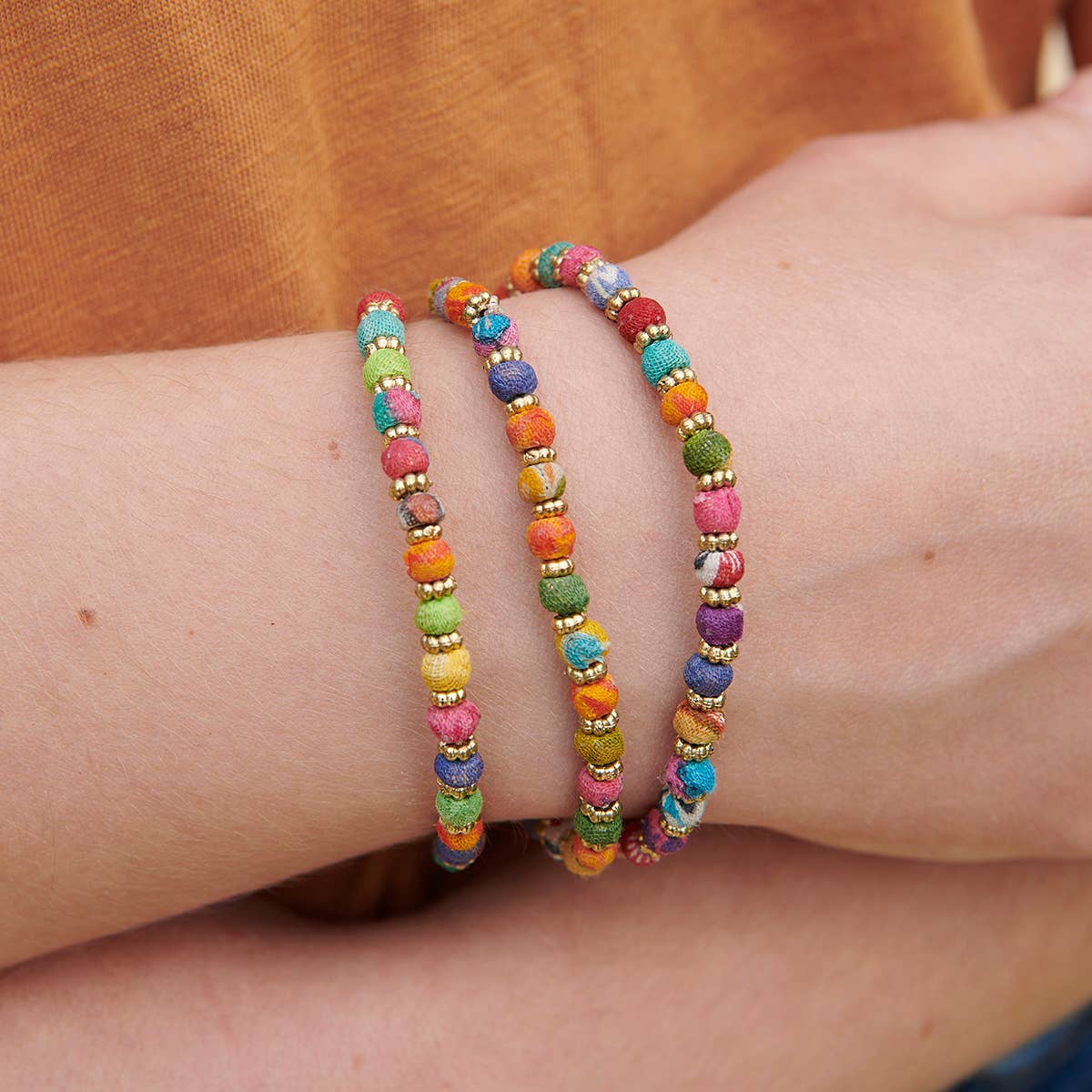 Saree Bead Bracelet