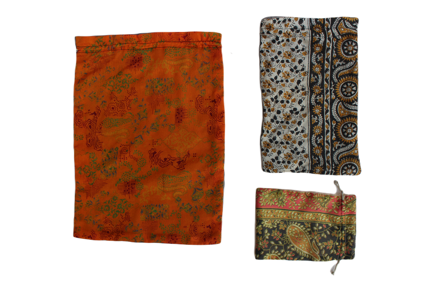 Upcycled Sari Gift Bags (Set of 4 Medium)