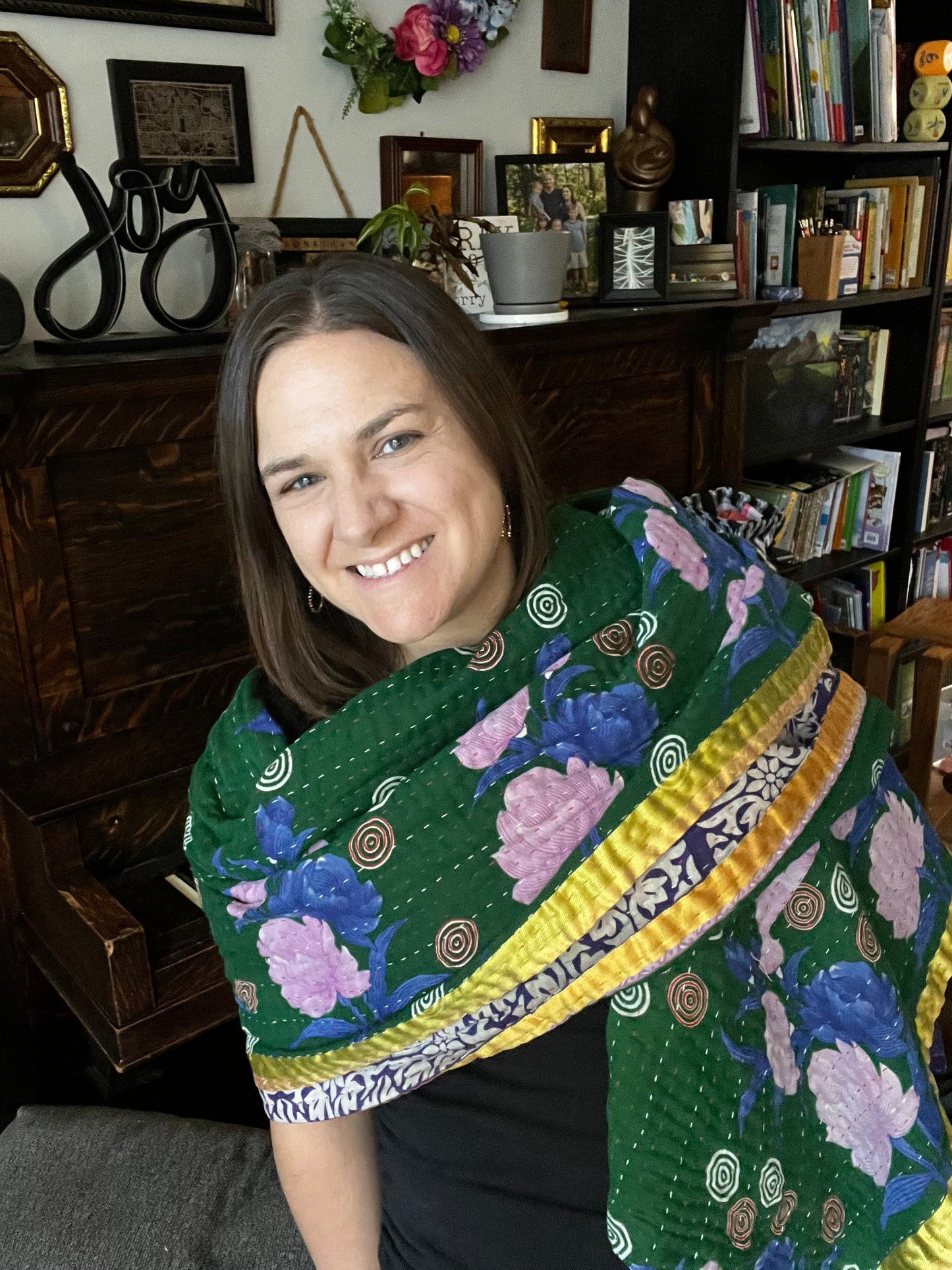 Personal Sari Throw (approx 7ft x 3ft)