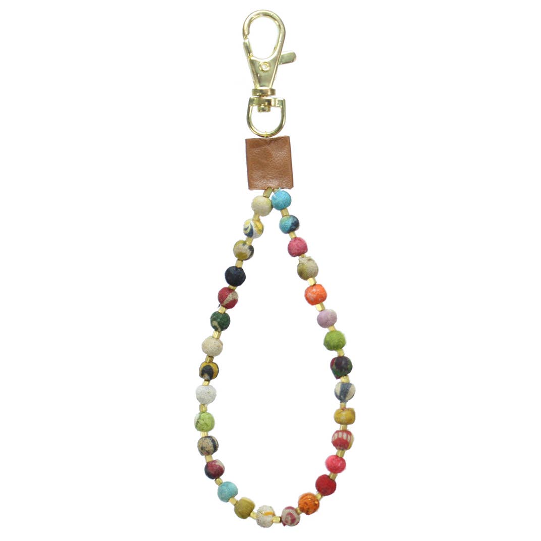 Sari Beaded Loop Keychain