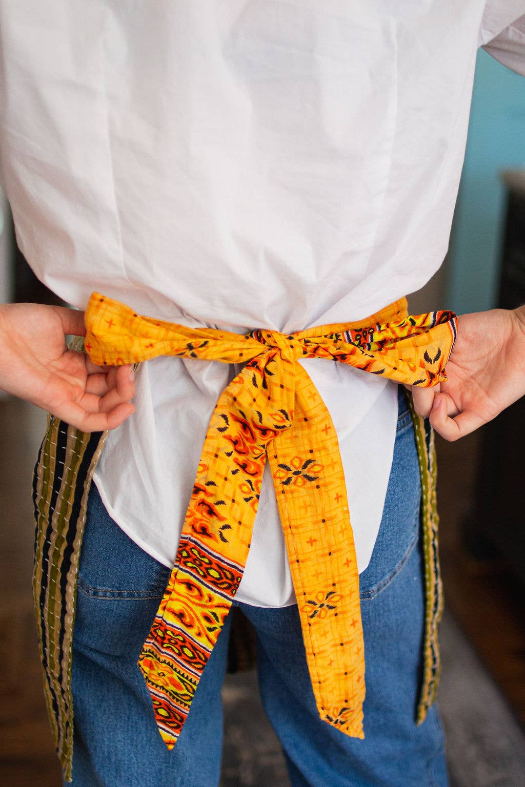 Kantha Waist Apron