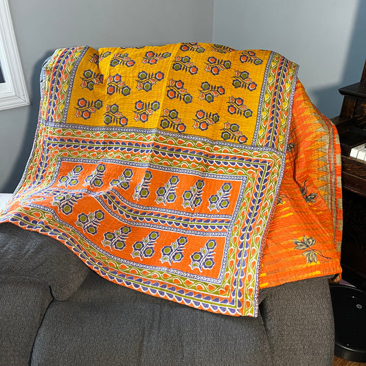 Personal Sari Throw