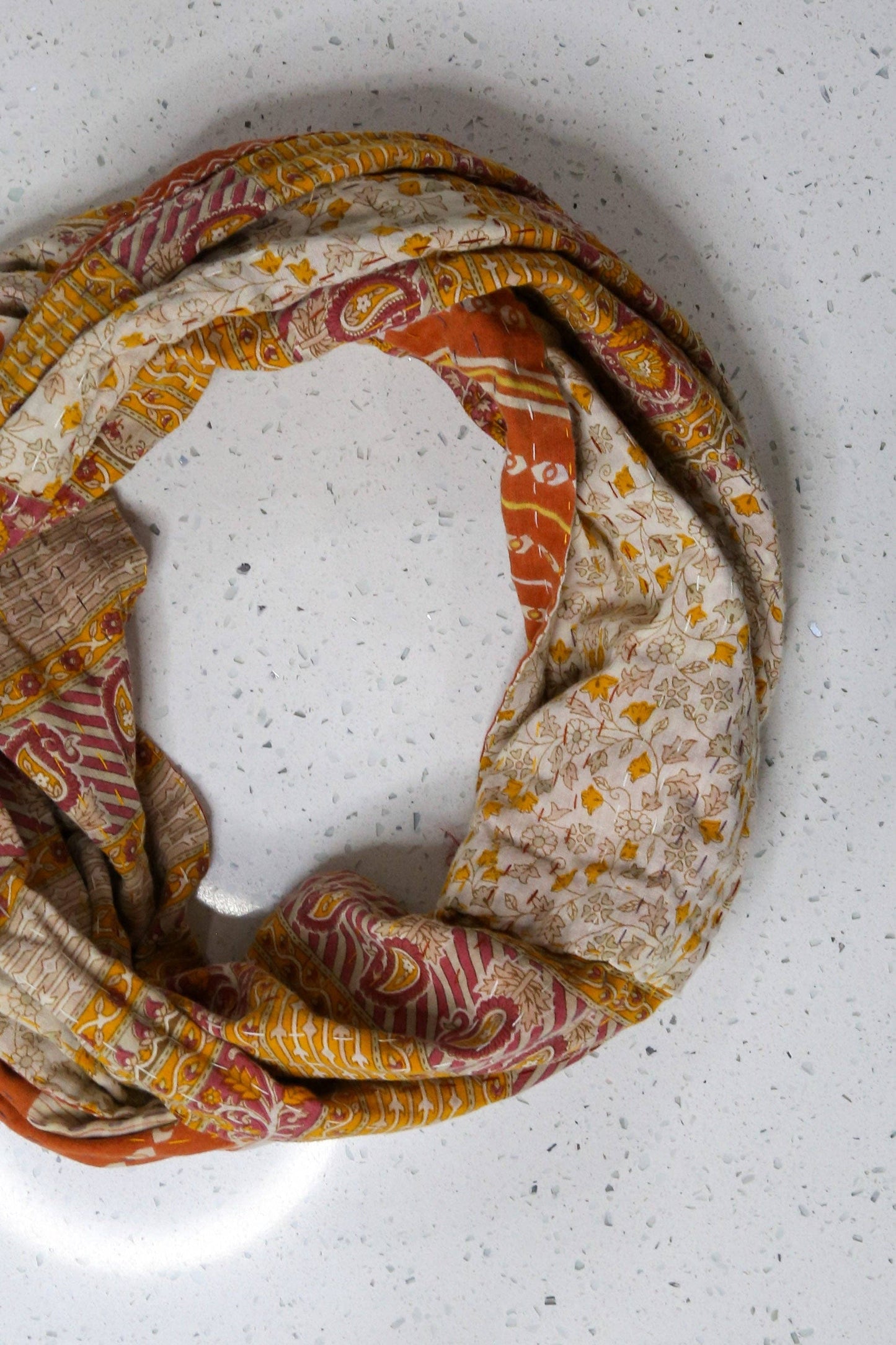 Kantha Infinity Scarf