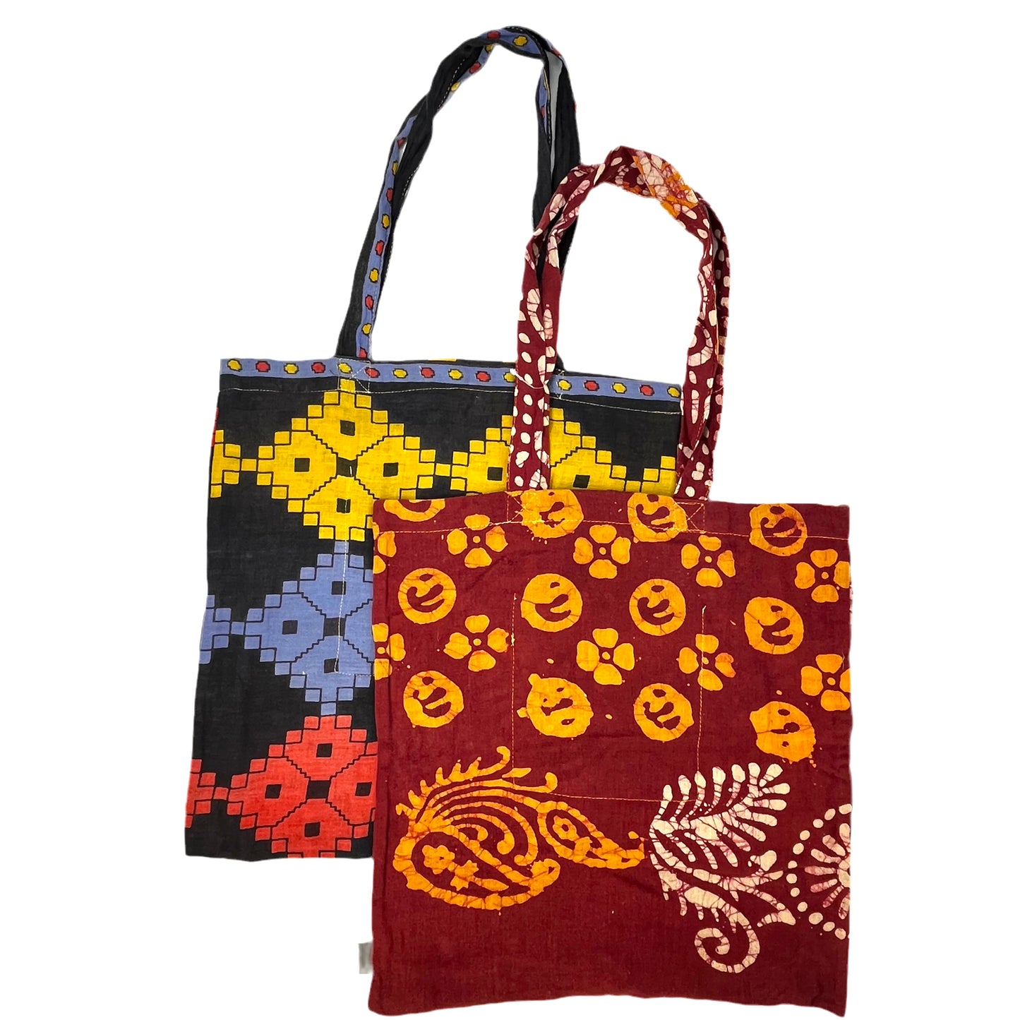 Sari Shopper Totes - Set of 2