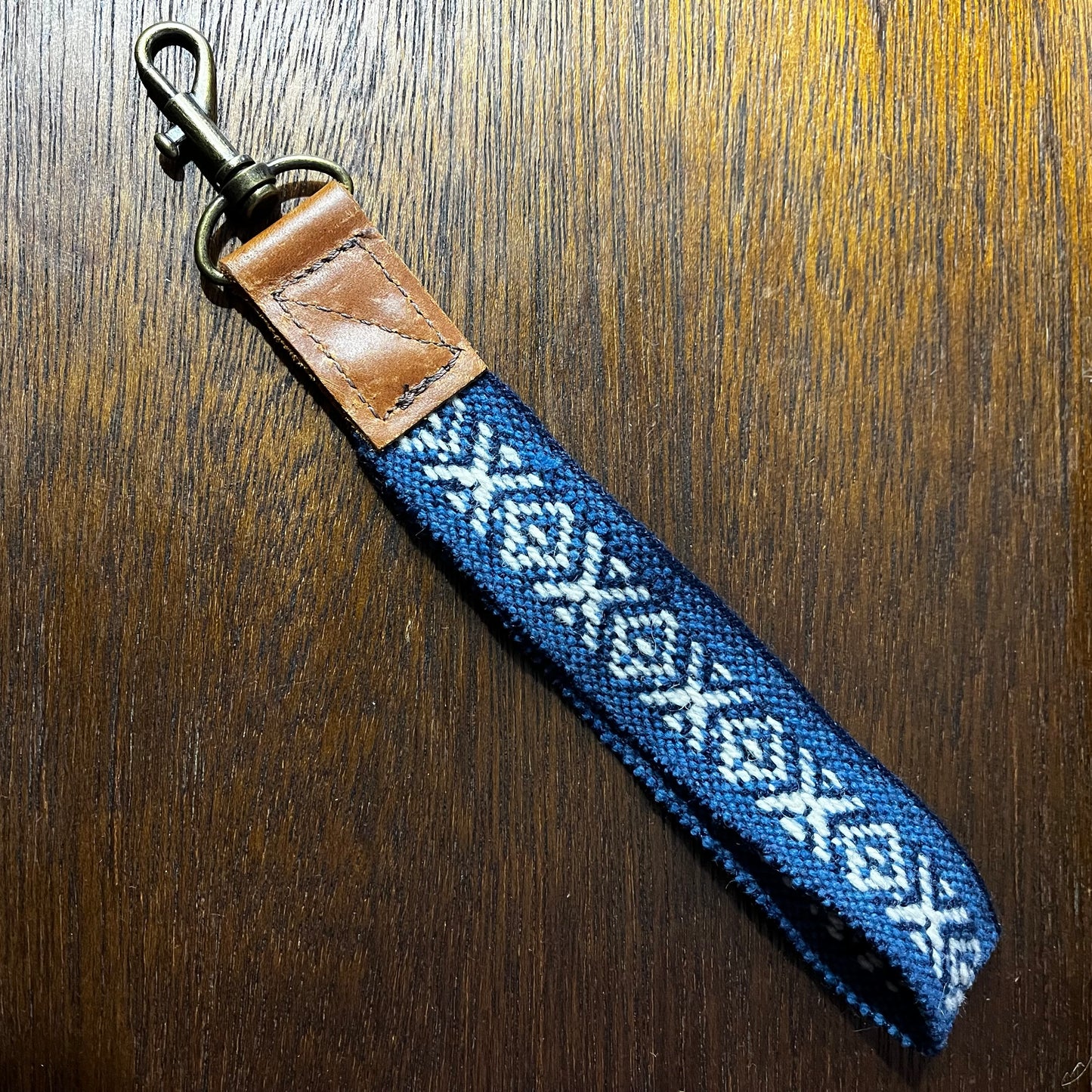 Wool Wristlet Keychain