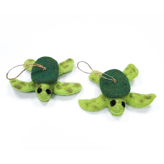 Tiny Turtle Eco Wool Ornament
