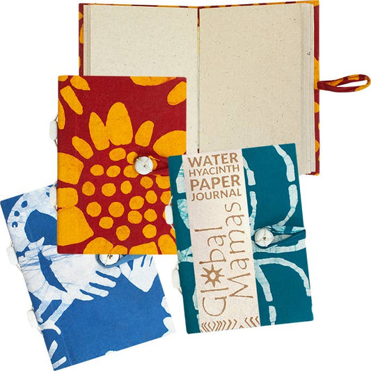 Batik Journal-Small: Water Hyacinth Natural Paper