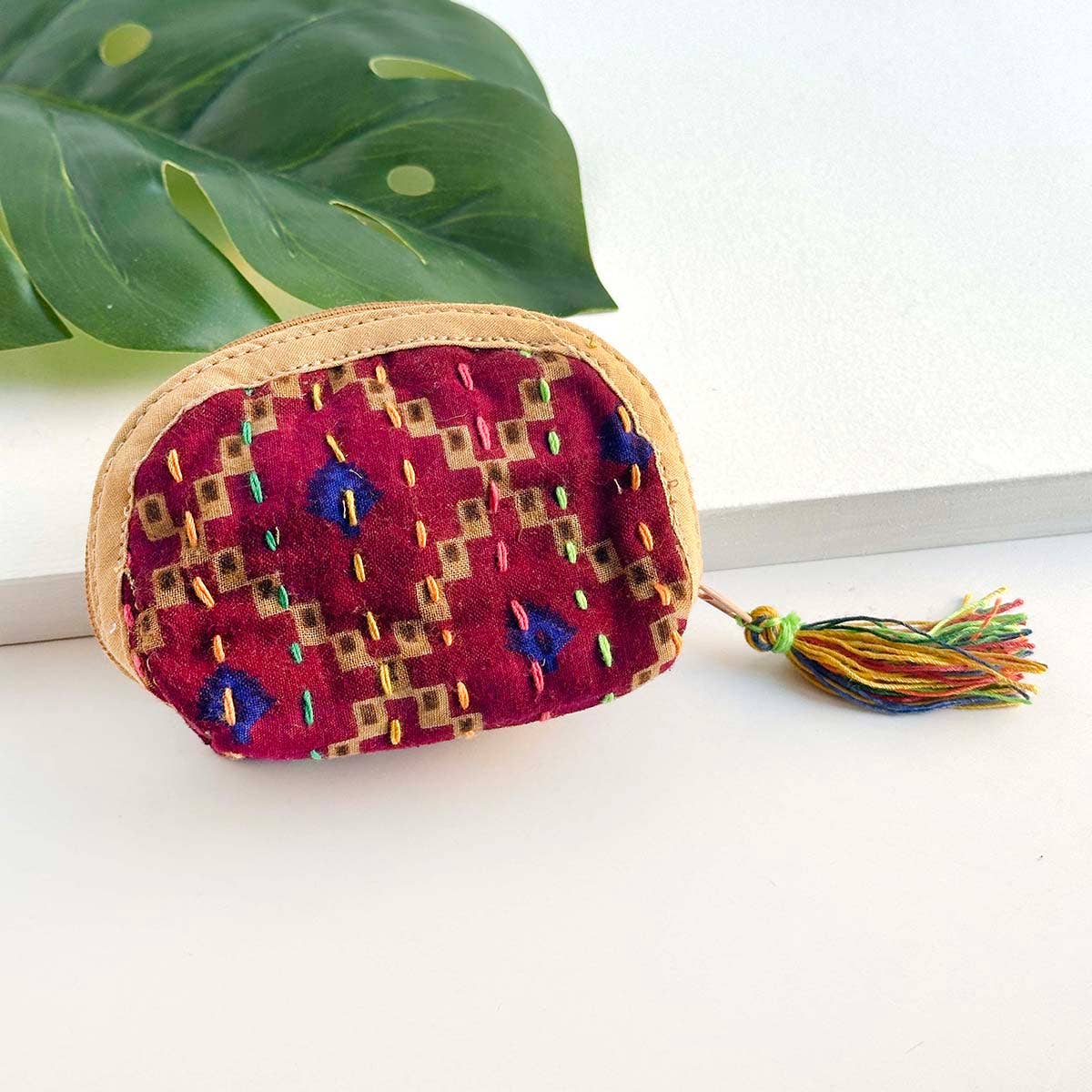 Kantha Petite Pouch