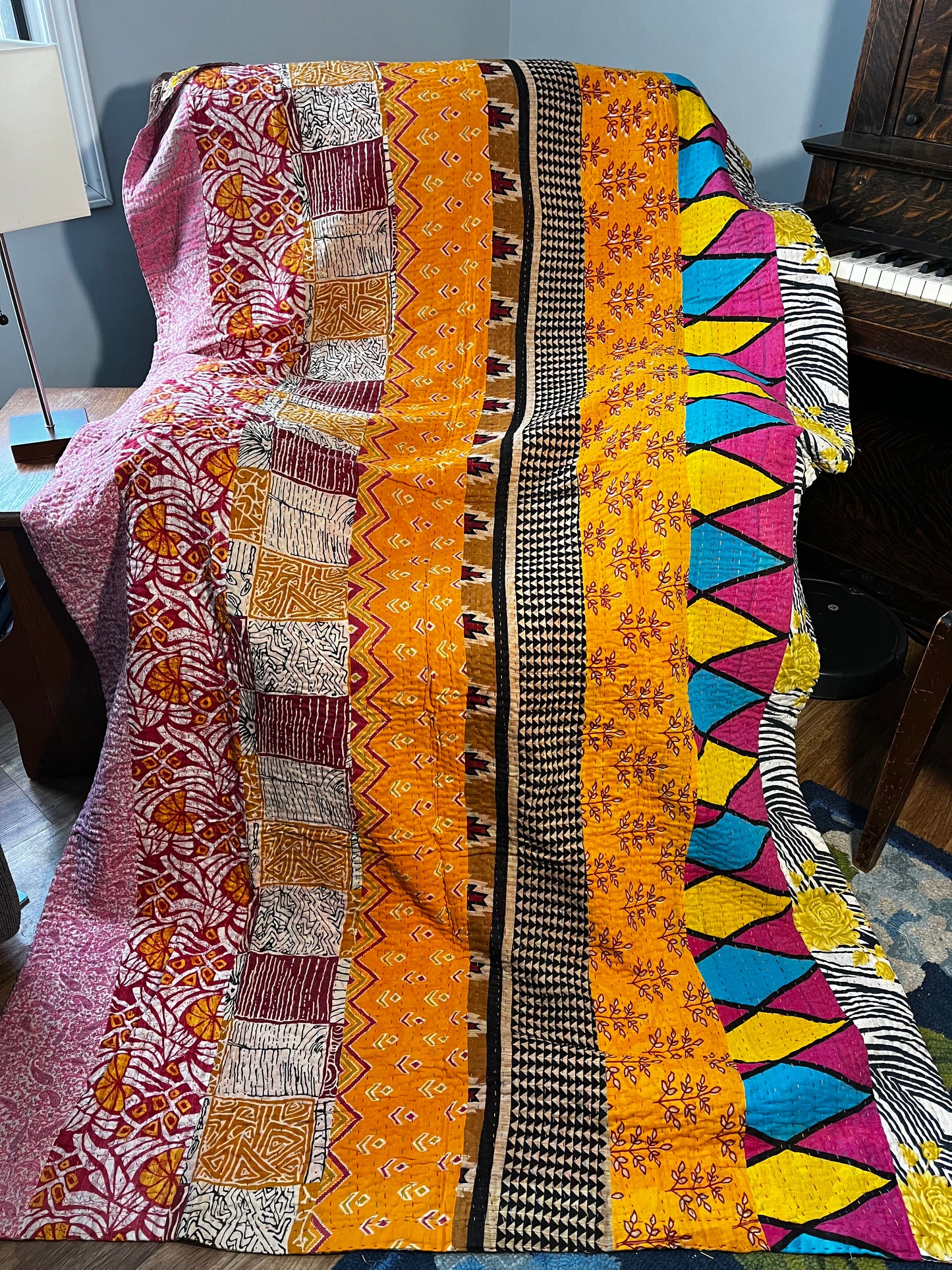 XL Boho Sari Blanket