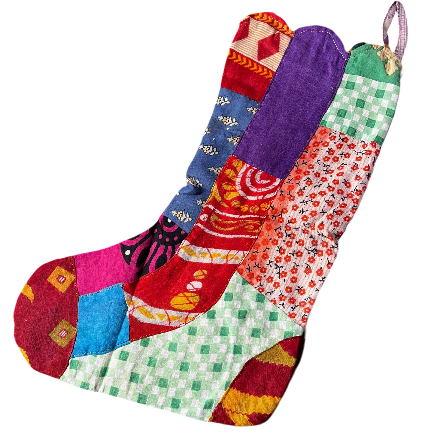 Sari Patchwork Stocking