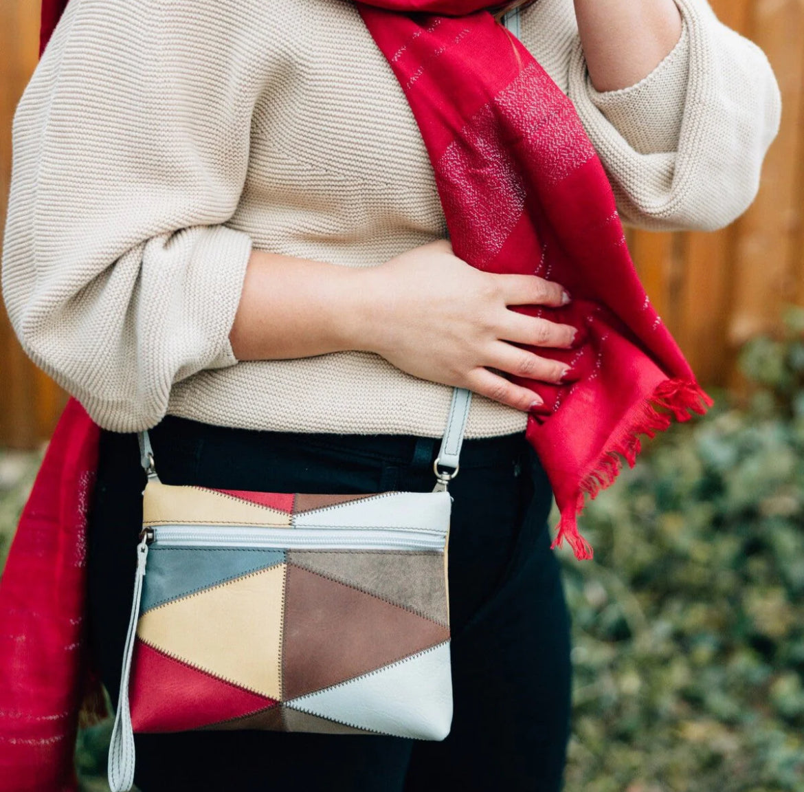 Geometric Convertible Purse