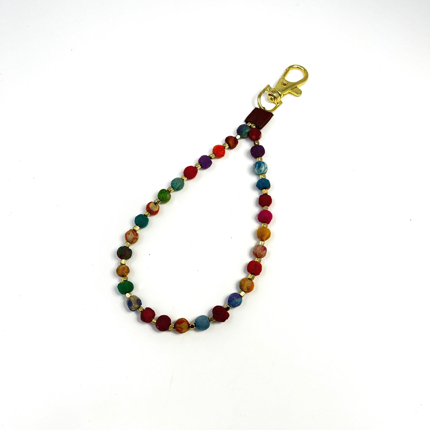 Sari Beaded Loop Keychain