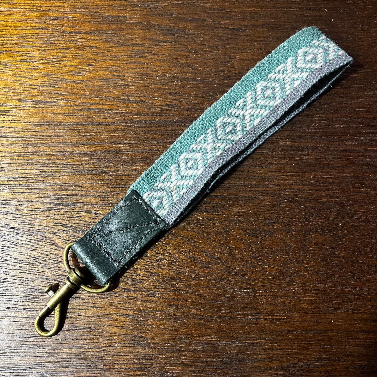 Wool Wristlet Keychain