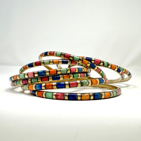 Brass & Bone Bangle