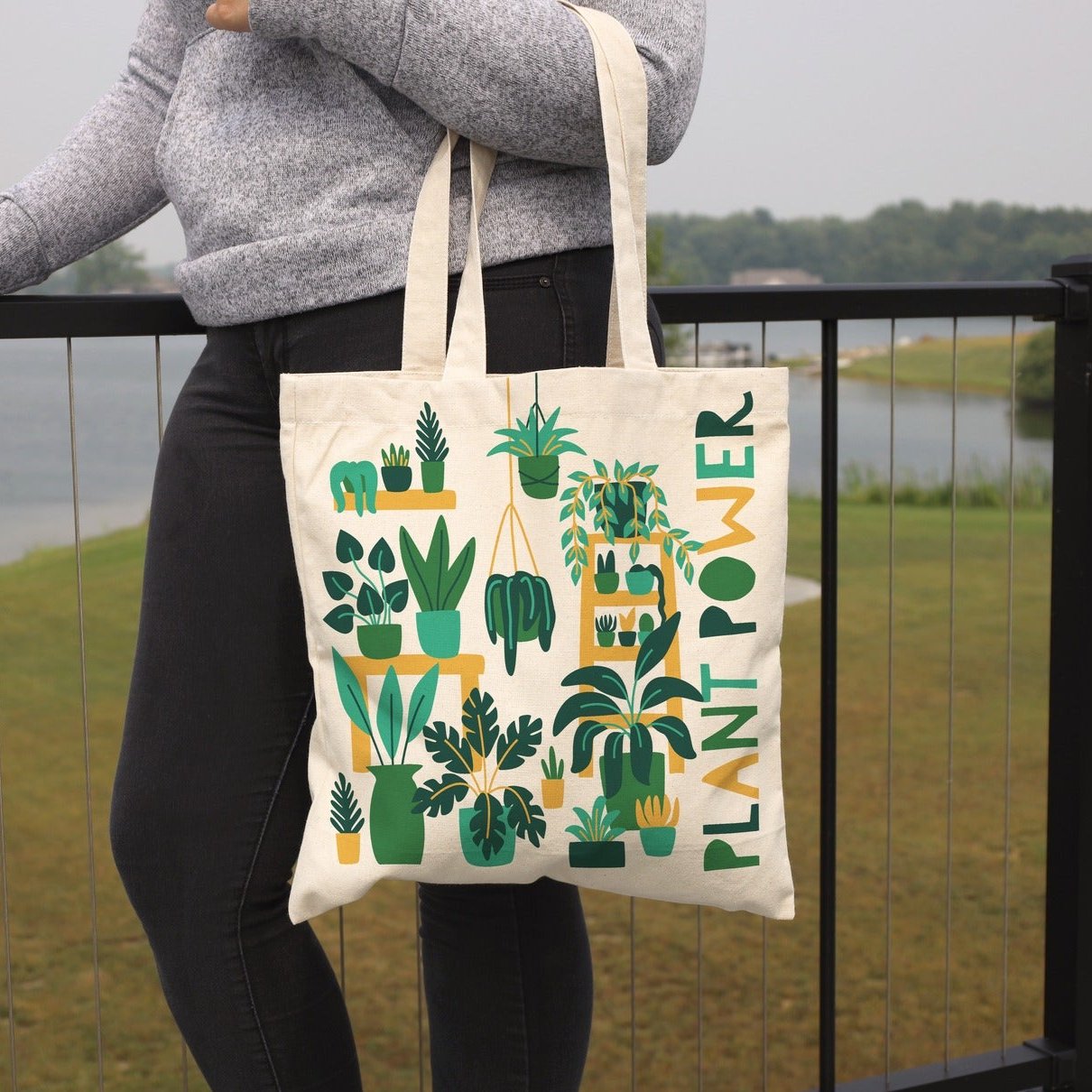 Plant Power Tote