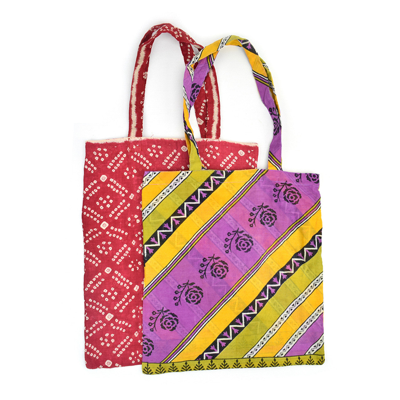 Sari Shopper Totes - Set of 2