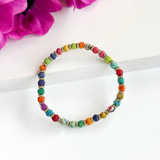 Sari Bead Bracelet