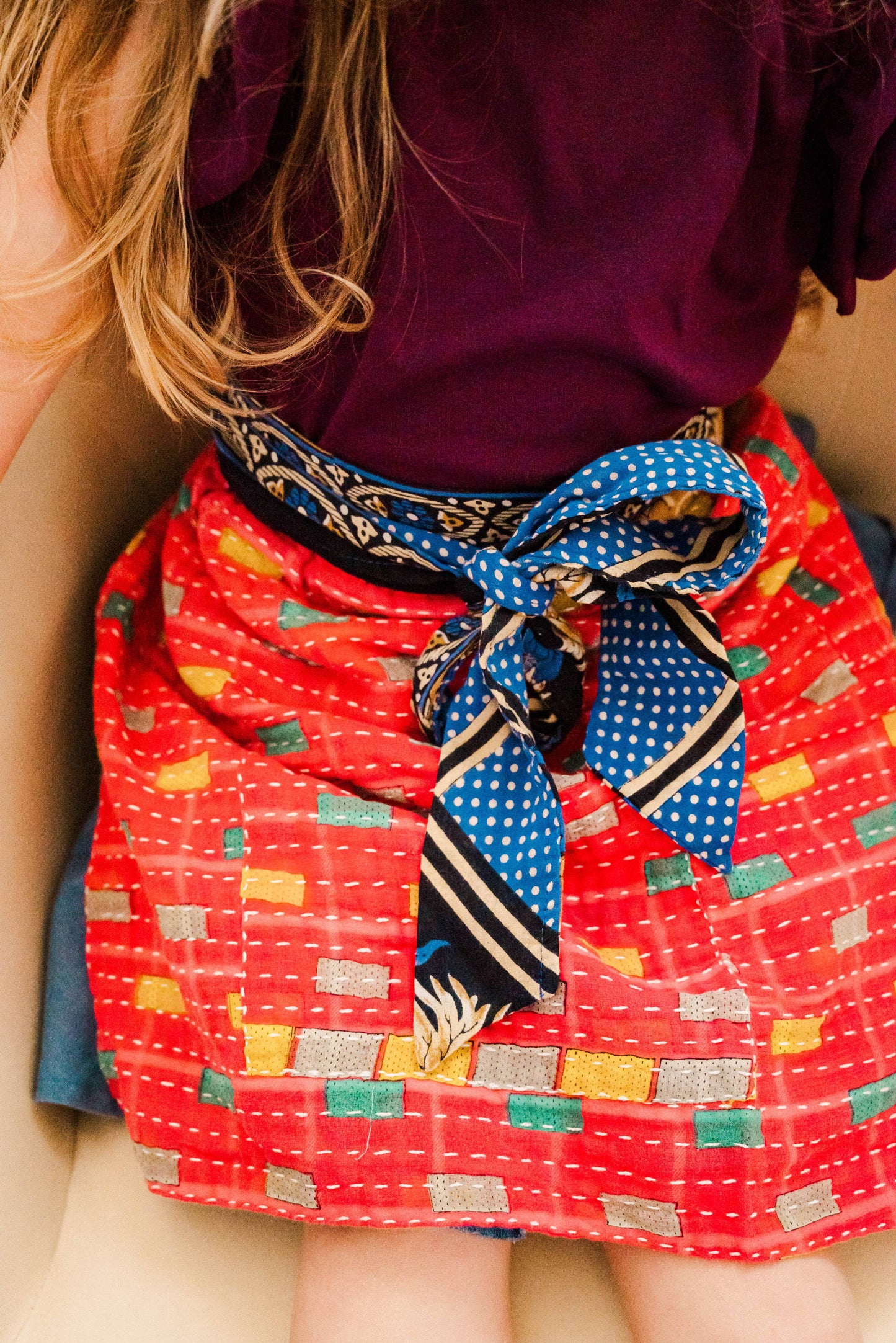 Kantha Waist Apron