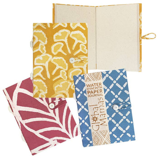 Batik Journal-Large: Water Hyacinth Natural Paper