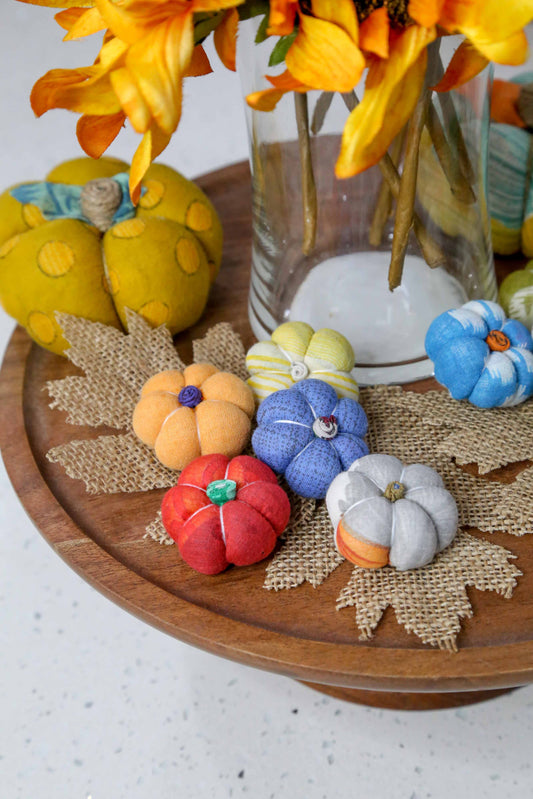 Mini Sari Pumpkins (set of 12)